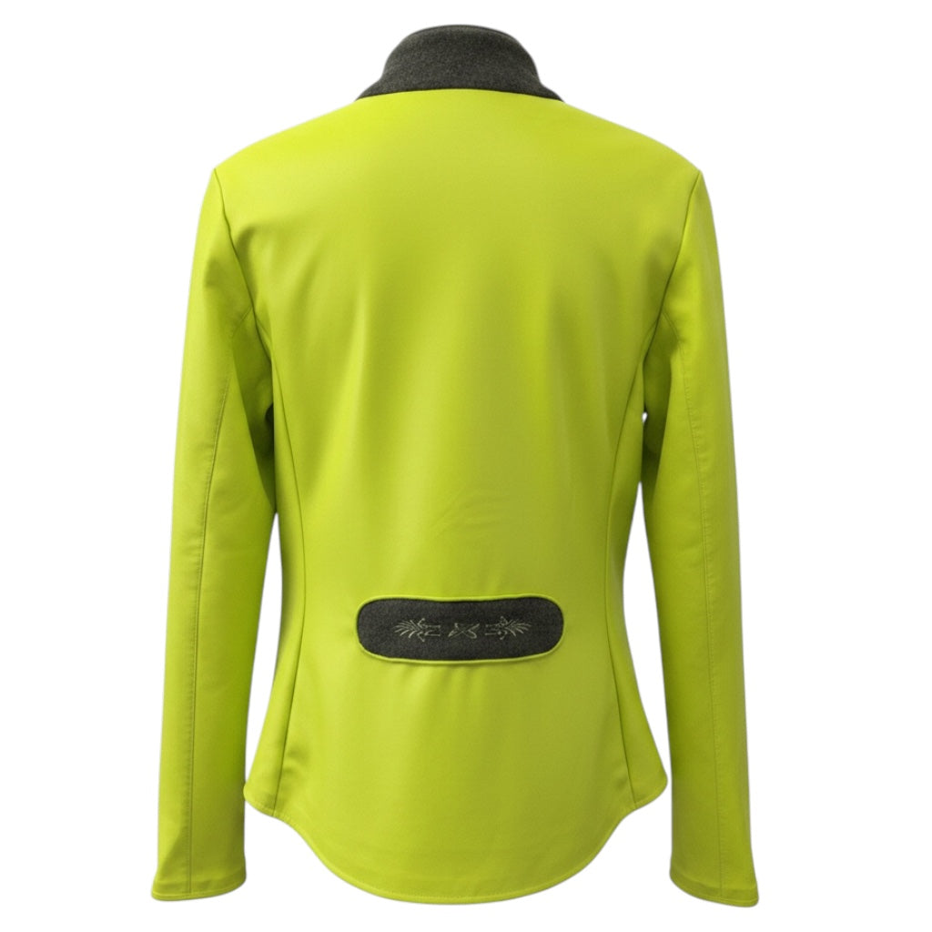 Bogner Lime Green Embroidered Zip Front Jacket