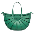 Load image into Gallery viewer, Bottega Veneta Racing Green French Calfskin and Light Paper Nylon The Shell Medium Bag
