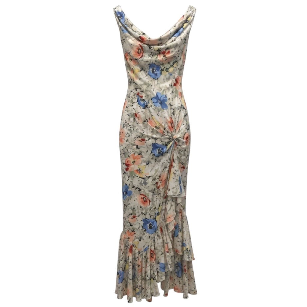 Cinq a Sept Ivory Multi Ciara Painted Garden Print Dress