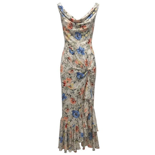 Cinq a Sept Ivory Multi Ciara Painted Garden Print Dress