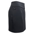 Load image into Gallery viewer, Chloe Vintage Black Noir Jacquard Mini Skirt with Lace Back
