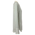 Load image into Gallery viewer, Chloe Ivory / Blue Striped Silk Blouse
