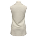 Load image into Gallery viewer, Co Ecru / Silver Metallic Sleeveless Shimmer Top
