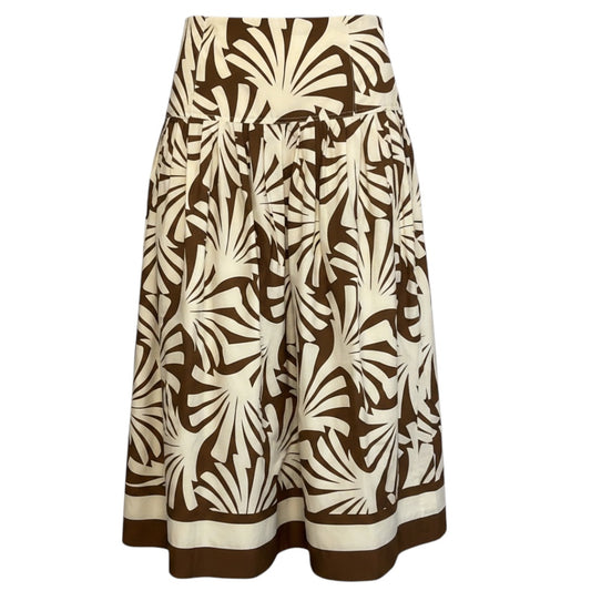 Cara Cara Beige / Brown Catalina Khaki Diya Midi Skirt