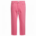 Load image into Gallery viewer, Celine Pink Frayed Hem Straight Leg Cotton Denim Jeans
