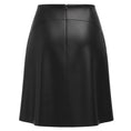 Load image into Gallery viewer, Chanel Black 2009 Rhinestone Embellished Buckle Wool and Nylon Skirt
