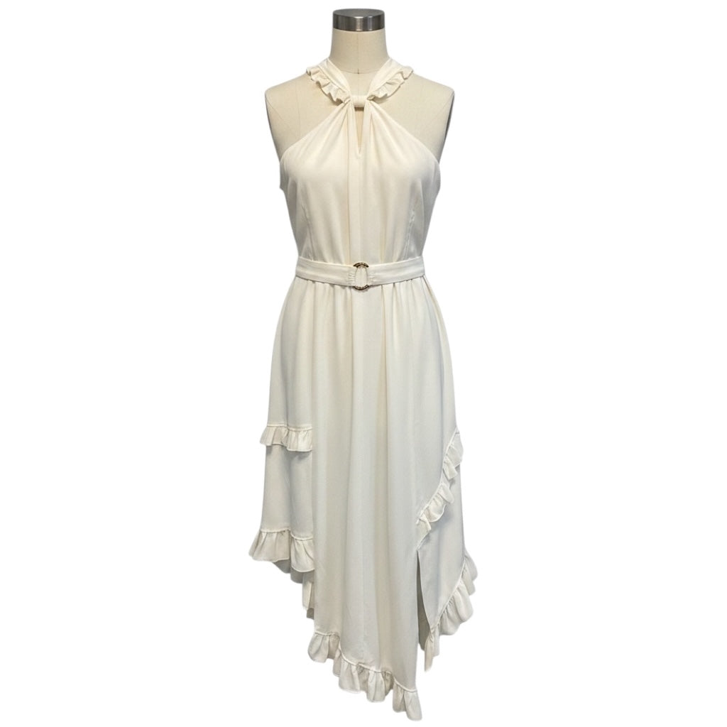 Derek Lam 10 Crosby Soft White / Blanc Ruffled Halter Dress