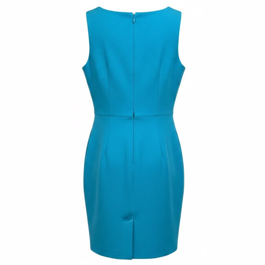 Dolce & Gabbana Turquoise Sleeveless Mini Cocktail Dress