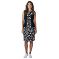 Load image into Gallery viewer, Erdem Black Multi Nell Colorblock Floral Sheath Dress
