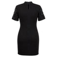 Load image into Gallery viewer, Fendi Black Short Sleeved Puckered Cocktail Dress
