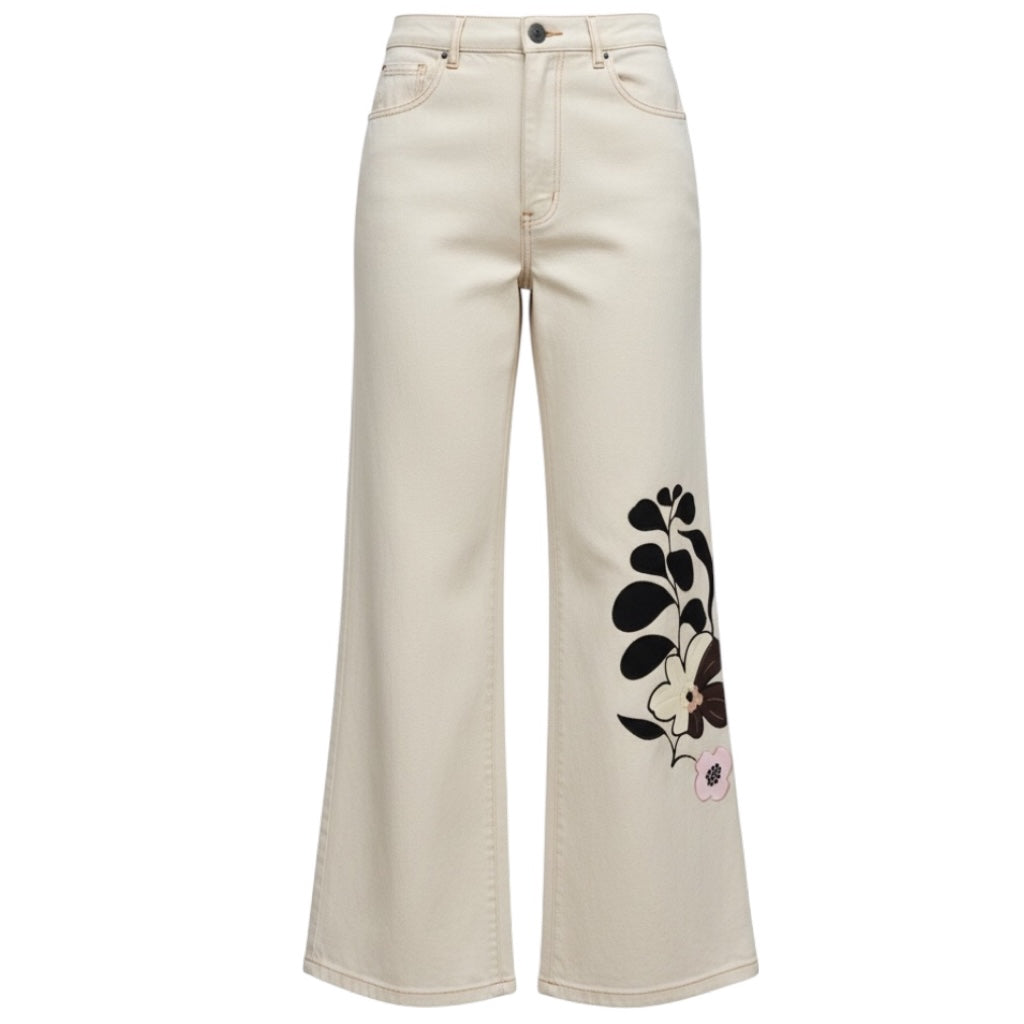 forte_forte Dune Beige Le Bouquet Pant