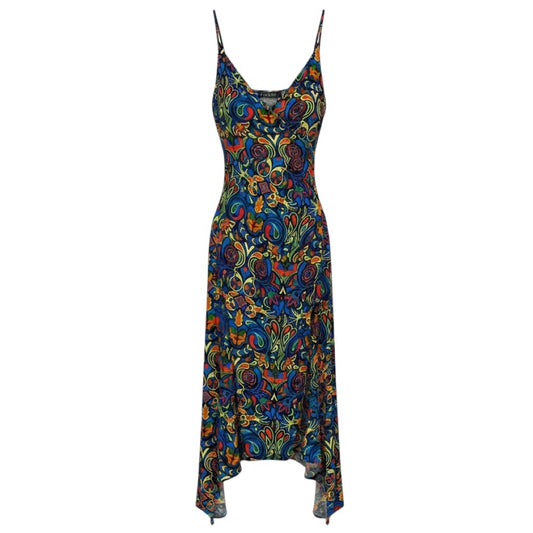 Haney Black Mayan Multi Olivia Dress