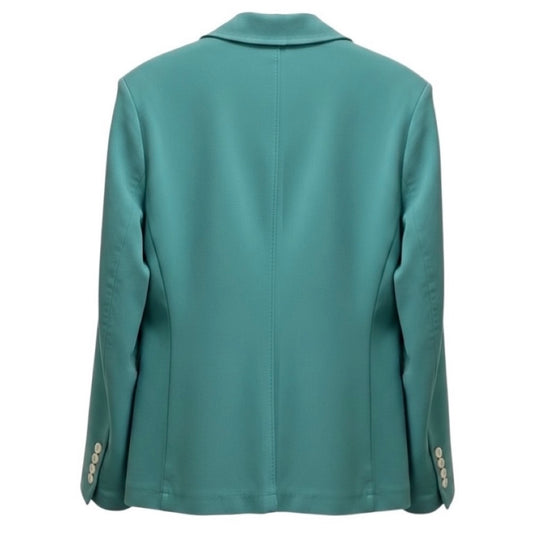 Circolo 1901 Dusty Sky Two Button Cotton Stretch Felpa Blazer Jacket