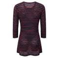 Load image into Gallery viewer, M Missoni Red / Purple / Black Multi Three Quarter Sleeved Knit Sweater
