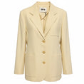 Load image into Gallery viewer, Maison Rabih Kayrouz Cream Button Front Jacket
