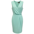 Load image into Gallery viewer, Max Mara Mint Green Sleeveless Crepe Midi Dress
