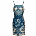 Load image into Gallery viewer, Mestiza Jardin Bleu Aniston Mini Dress
