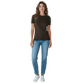Load image into Gallery viewer, Michael Kors Collection Chocolate Brown Cashmere Short Sleeve Sweater
