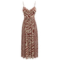 Load image into Gallery viewer, Nicholas Ivory / Brick Toledo Print Mireille Belted Pintuck Midi Dress
