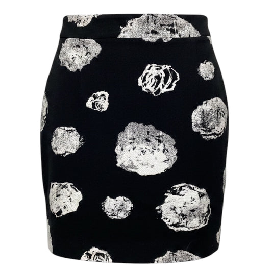 Proenza Schouler Black / White Floral Jacquard Mini Skirt