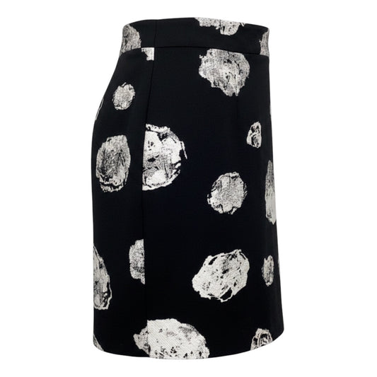 Proenza Schouler Black / White Floral Jacquard Mini Skirt