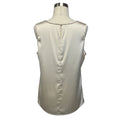 Load image into Gallery viewer, Peserico Cream Stretch Silk Satin Top with Monili
