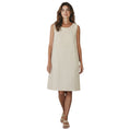 Load image into Gallery viewer, Peserico Ivory Shimmer Tweed Sleeveless Midi Dress
