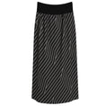 Load image into Gallery viewer, Rick Owens Black / Pearl Multi-Way Stripe Midi Skirt
