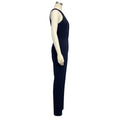 Load image into Gallery viewer, Roland Mouret Navy Blue Sleeveless Crepe Jumpsuit
