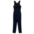 Load image into Gallery viewer, Roland Mouret Navy Blue Sleeveless Crepe Jumpsuit
