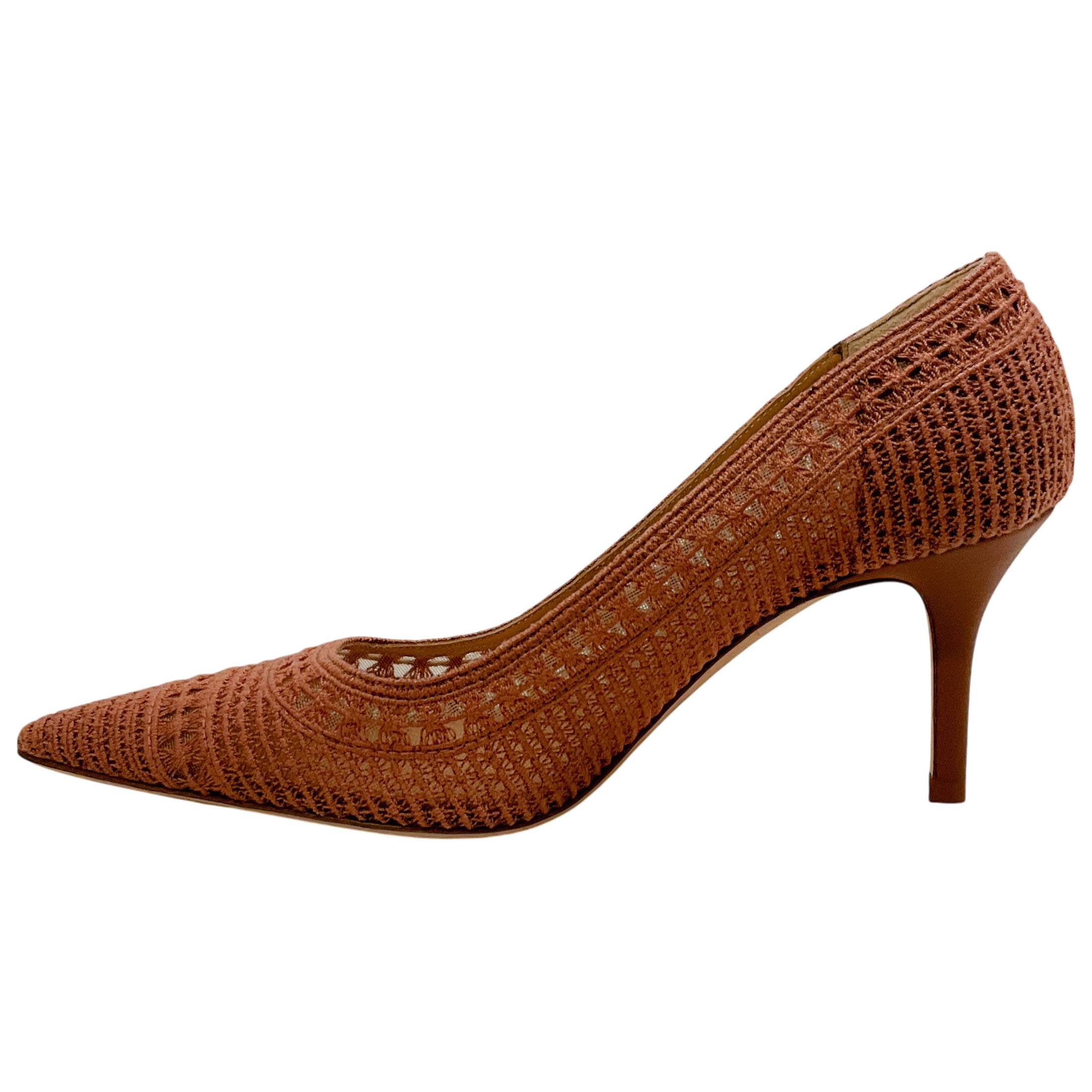 Arteana Tan Crochet Trieste 75 Pumps