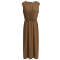 Load image into Gallery viewer, Vince Bronze Twist Front Maxi Dress
