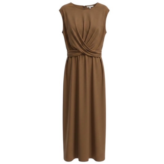 Vince Bronze Twist Front Maxi Dress