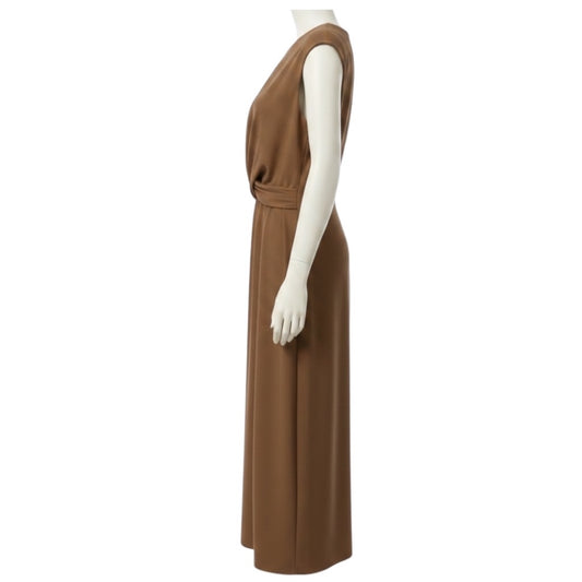 Vince Bronze Twist Front Maxi Dress