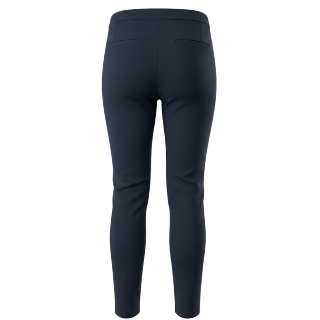Veronica Beard Navy Blue Renzo Slim Leg Pants