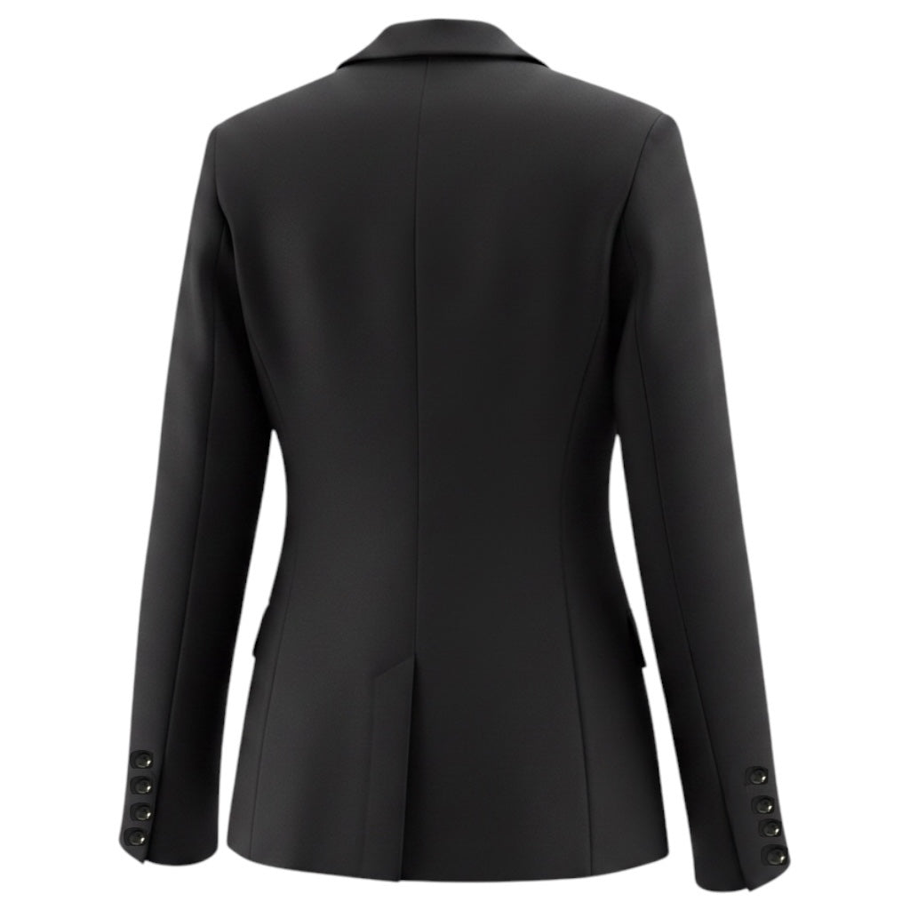 Veronica Beard Black Iconic Scuba Dickey Jacket