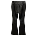 Load image into Gallery viewer, Walter Baker Black Lexie Stretch Leather Flare Pants

