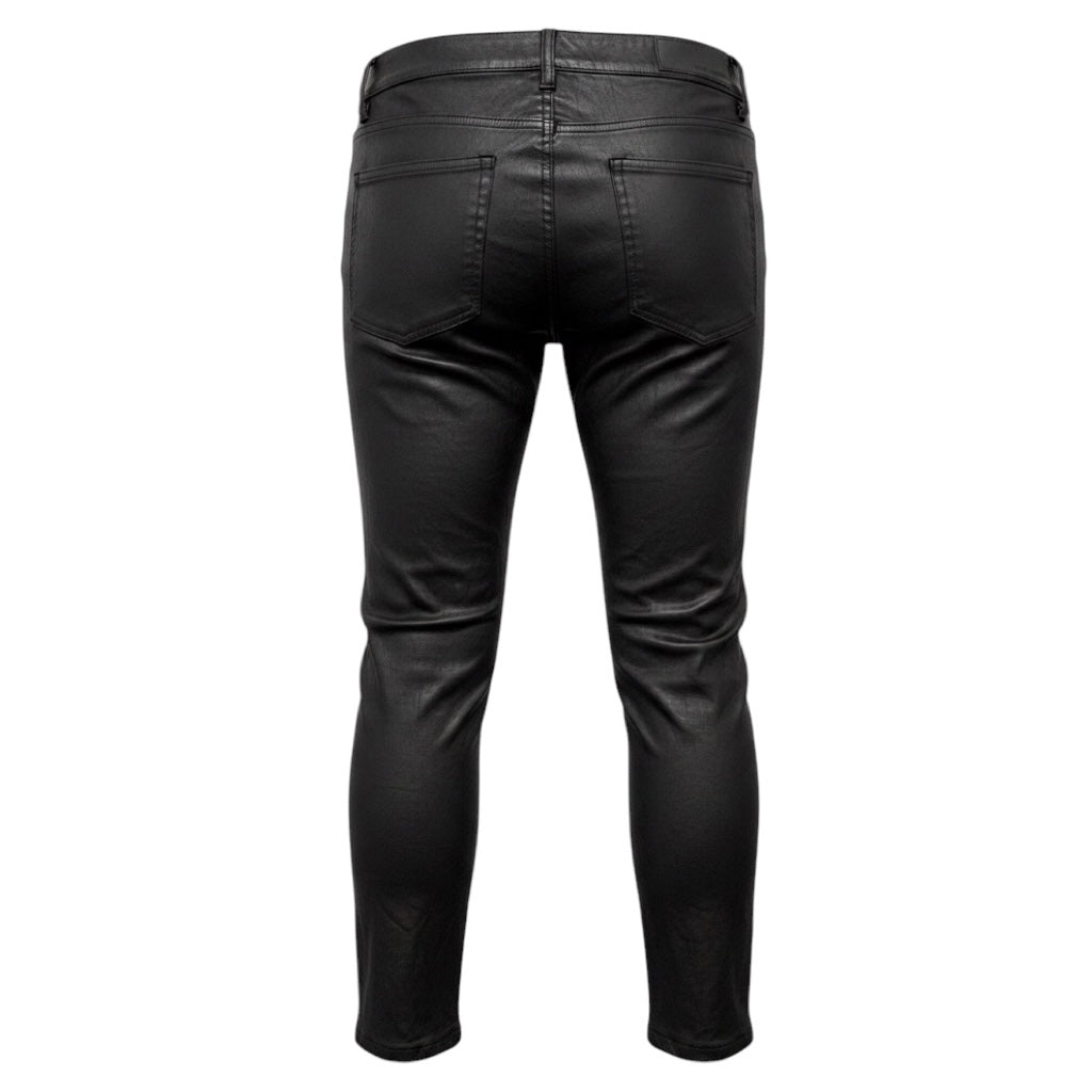 Zadig & Voltaire Black Phlame Crinkled Lamb Leather Pants