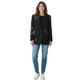 Load image into Gallery viewer, Zadig & Voltaire Black Viva Bis Multi Embellished Blazer Jacket
