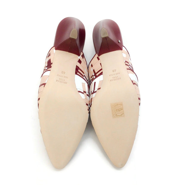 Laurence Dacade Nude / Oxblood Stefany Mules