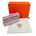 Load image into Gallery viewer, Hermes Pink Leather 2021 Kelly Pouchette
