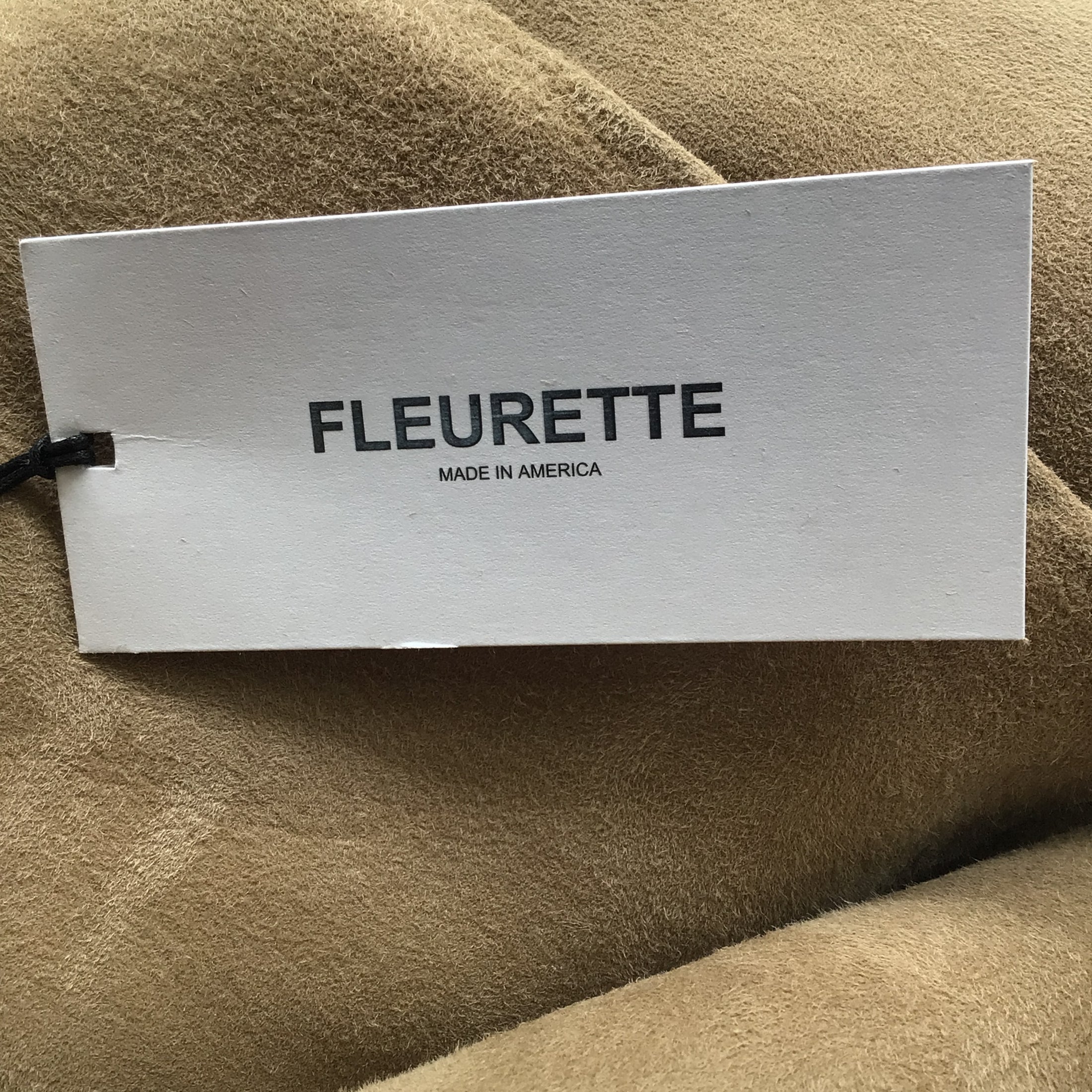 Fleurette Camel Shearling Coat