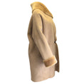 Load image into Gallery viewer, Fleurette Camel Shearling Coat
