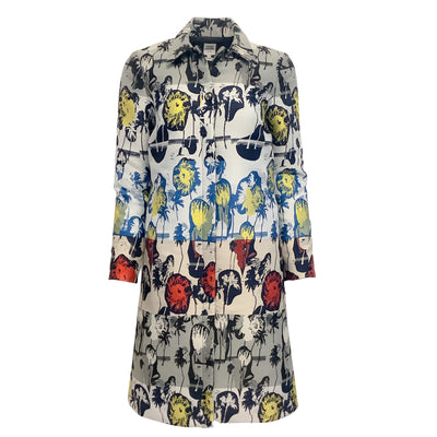 Opening Ceremony Multi Print Button Front Coat