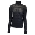 Load image into Gallery viewer, Ralph Lauren Collection Black Long Sleeved Turtleneck Cashmere and Silk Knit Sweater
