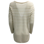 Akris Punto Striped Beige Sweater