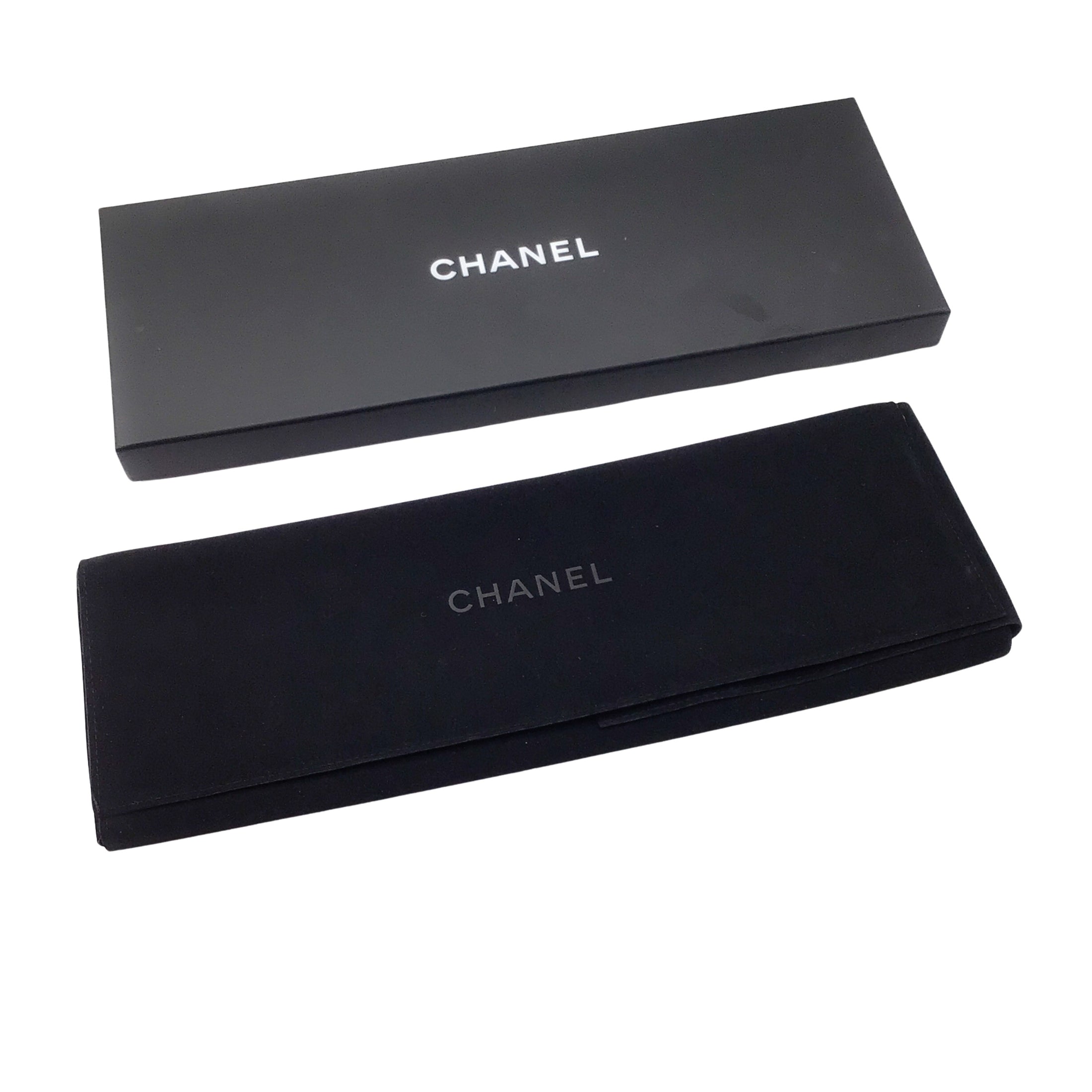 Chanel Gunmetal 2017 Crystal Embellished CC Logo Triple Strand Pearl Necklace