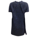 Load image into Gallery viewer, Proenza Schouler Black / Blue Printed Short-sleeved Crepe Short Casual Dress
