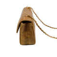 Load image into Gallery viewer, Chanel Vintage Flap Beige Lizard Skin Leather Cross Body Bag
