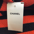 Load image into Gallery viewer, Chanel Gold Metallic Multi 2009 Paris Moscow Cc Logo Medallion Wool and Cashmere Knit Long Scarf/Wrap
